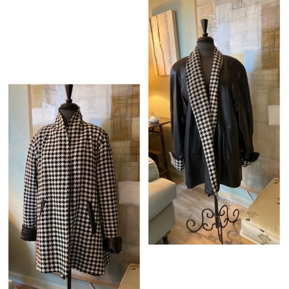 Vintage EREZ Reversible Genuine Leather Coat